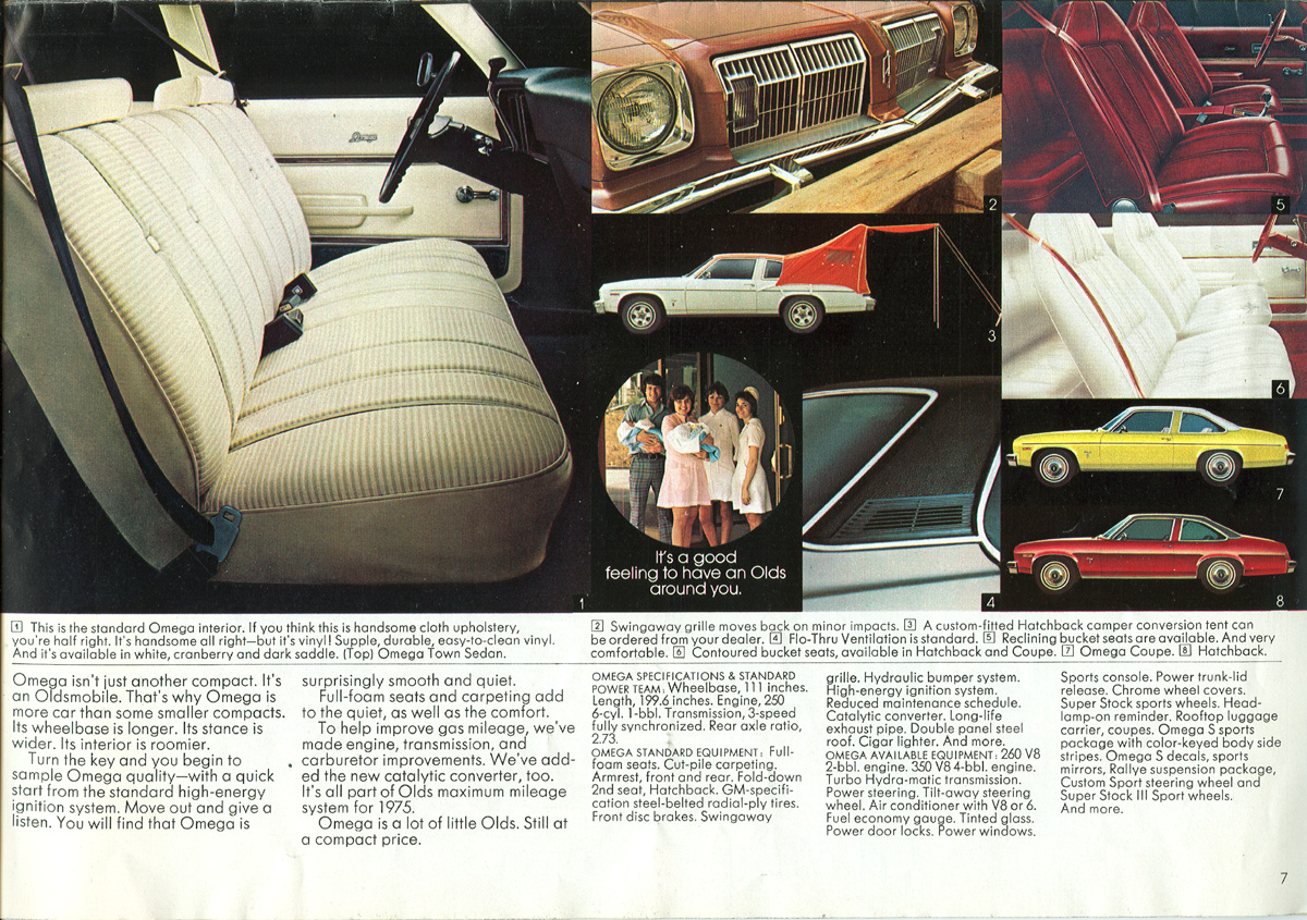 1975 Oldsmobile Full-Line Brochure Page 1